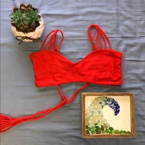 Krobokan top in hibiscus